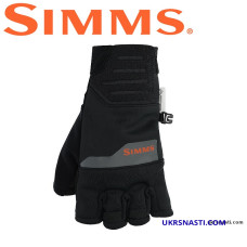 Перчатки Simms Windstopper Half Finger Glove Black размер XL